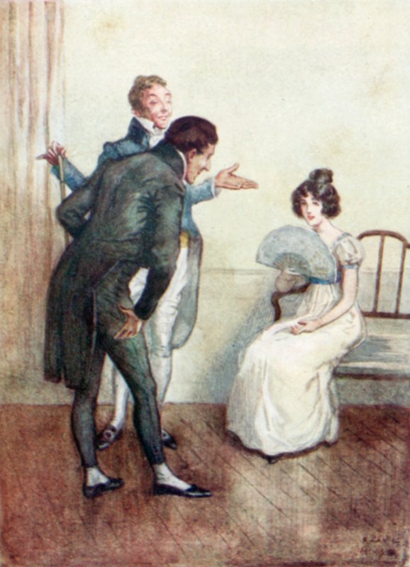Illustration for Northanger Abbey by Jane Austen by Arthur Wallis Mills