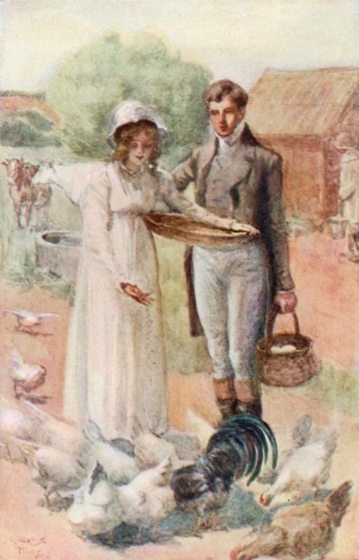 Illustration for Northanger Abbey by Jane Austen by Arthur Wallis Mills
