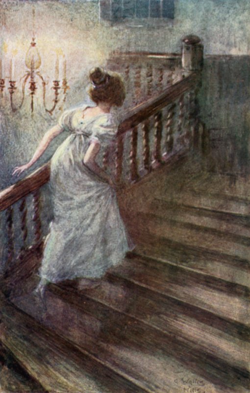 Illustration for Northanger Abbey by Jane Austen by Arthur Wallis Mills