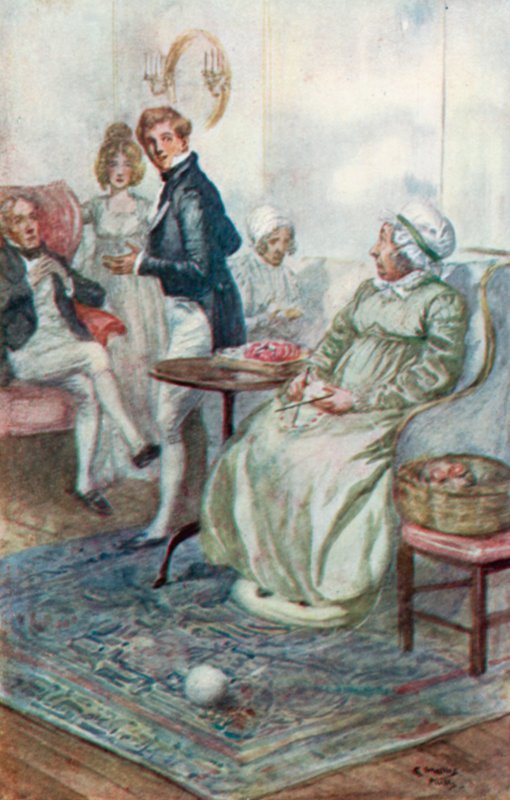 Illustration for Northanger Abbey by Arthur Wallis Mills