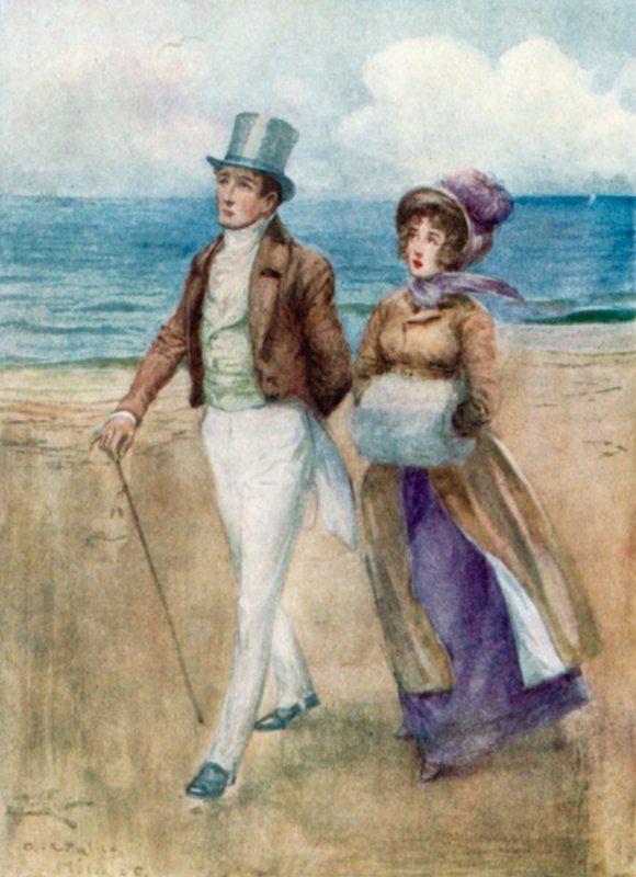 Illustration for Persuasion by Jane Austen by Arthur Wallis Mills