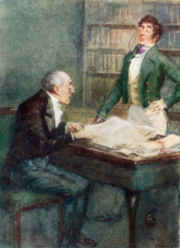 Illustration for Persuasion by Arthur Wallis Mills
