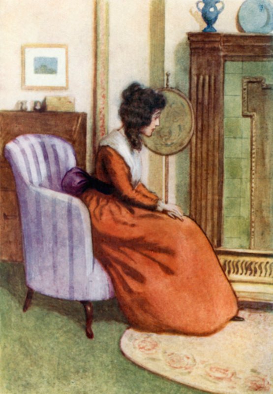 Illustration for Sense and Sensibility by Jane Austen by Arthur Wallis Mills