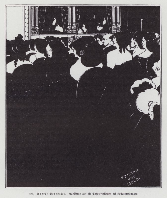 The Wagnerites, 1894 by Aubrey Beardsley