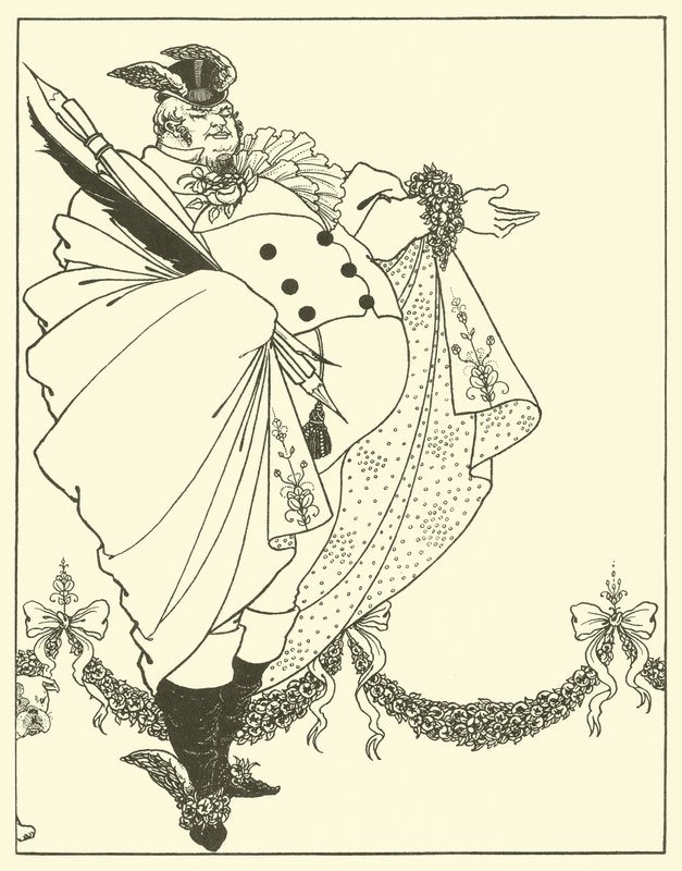 Contents Page, The Savoy No 1 (lithograph) by Aubrey (after) Beardsley