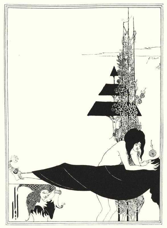 The Platonic Lament by Aubrey (after) Beardsley