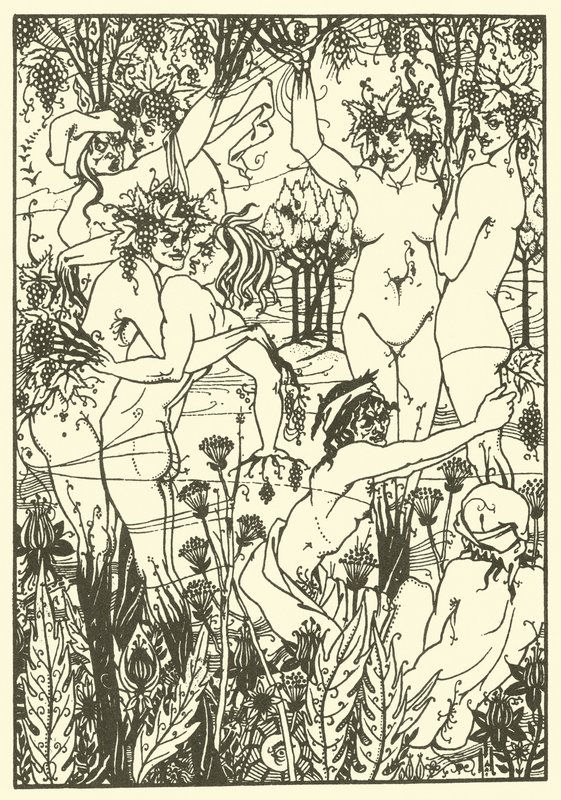 The Snare of Vintage 1894 by Aubrey (after) Beardsley