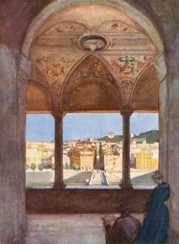 Rome: From the Loggia of S Angelo by Aubrey Waterfield