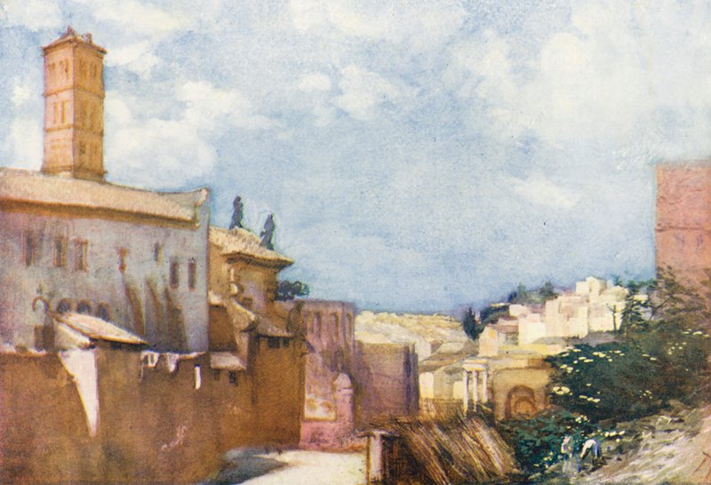 Rome: Overlooking S Francesca Romana and the Forum by Aubrey Waterfield