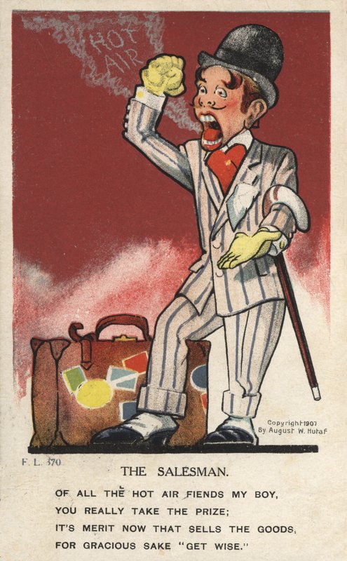 The Salesman by August Hutaf