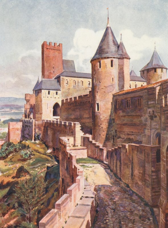 The City of Carcassonne by Auguste Gerardin