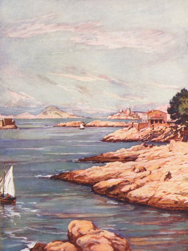 France: La Corniche A Marseille by Auguste Gerardin