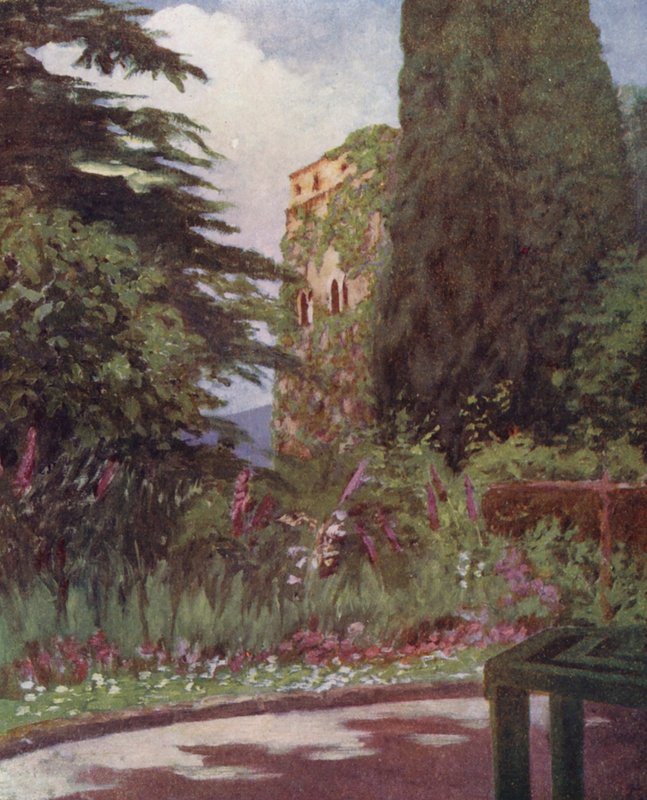 Garden of the Palazzo Ruffolo, Ravello by Augustine Fitzgerald