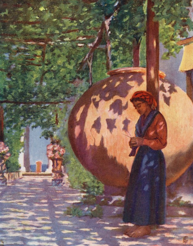Villa Maresca, Near Casamicciola, Ischia by Augustine Fitzgerald