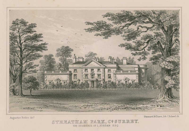Streatham Park, the Residence of L Jordan by Augustus Butler