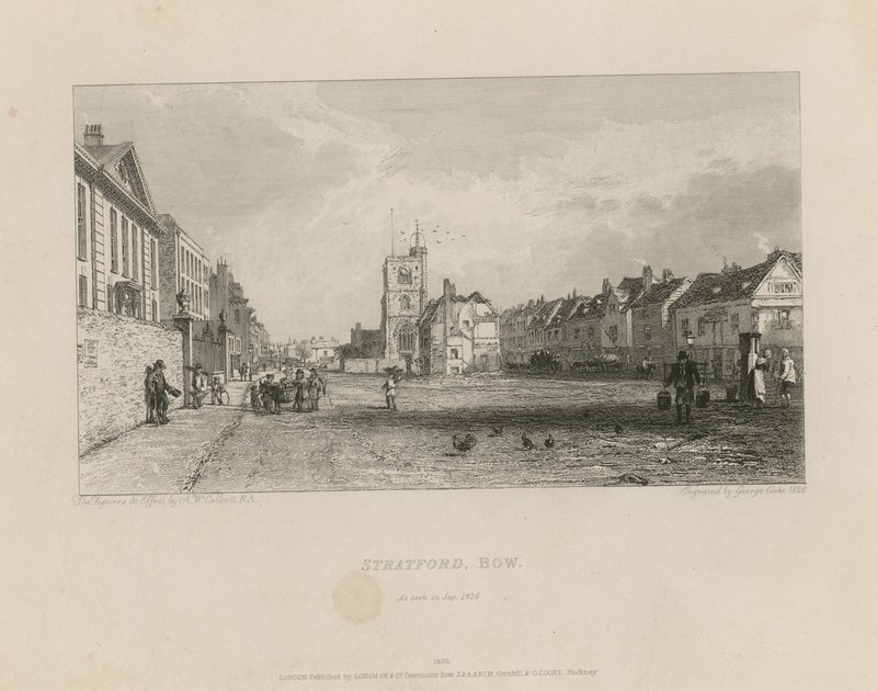 General View of Stratford in Bow by Augustus Wall Callcott