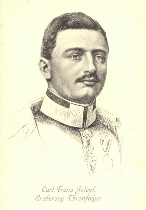 Archduke Karl Franz Joseph of Austria, heir to the Austro-Hungarian throne by Austrian School
