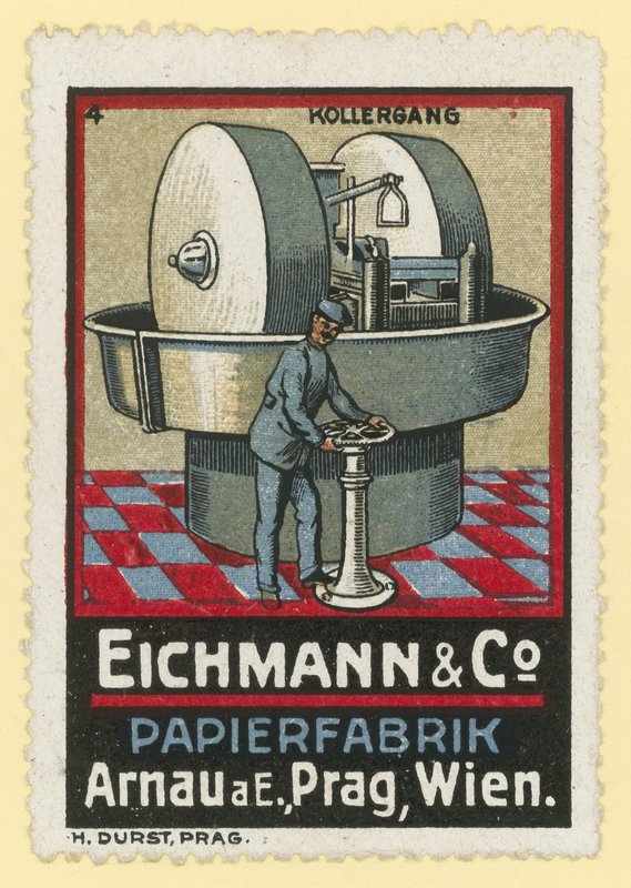 Eichmann & Co paper manufacturers, Arnau am Elbe, Prague, Vienna by Austrian School