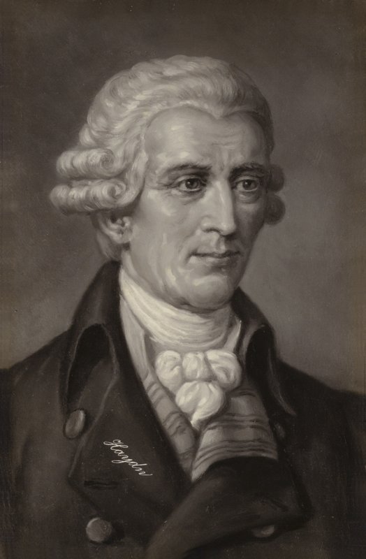 Portrait of Joseph Haydn by Austrian School