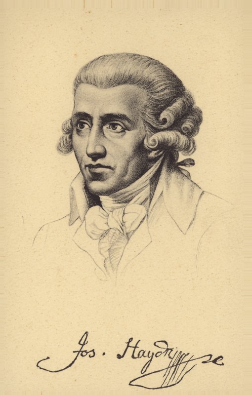 Portrait of Joseph Haydn by Austrian School
