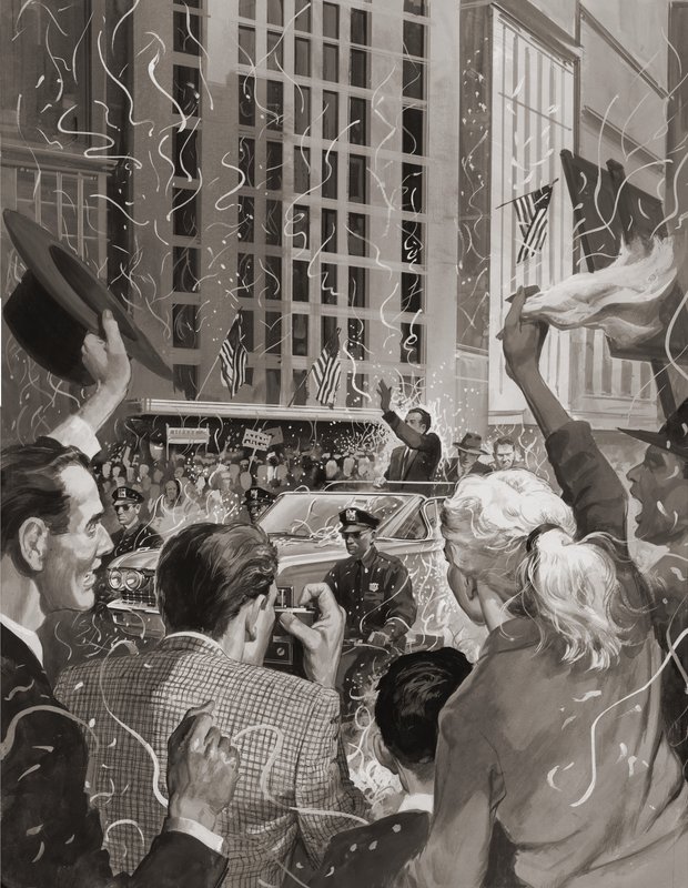 Richard Nixon elected President of the United States by Barrie Linklater