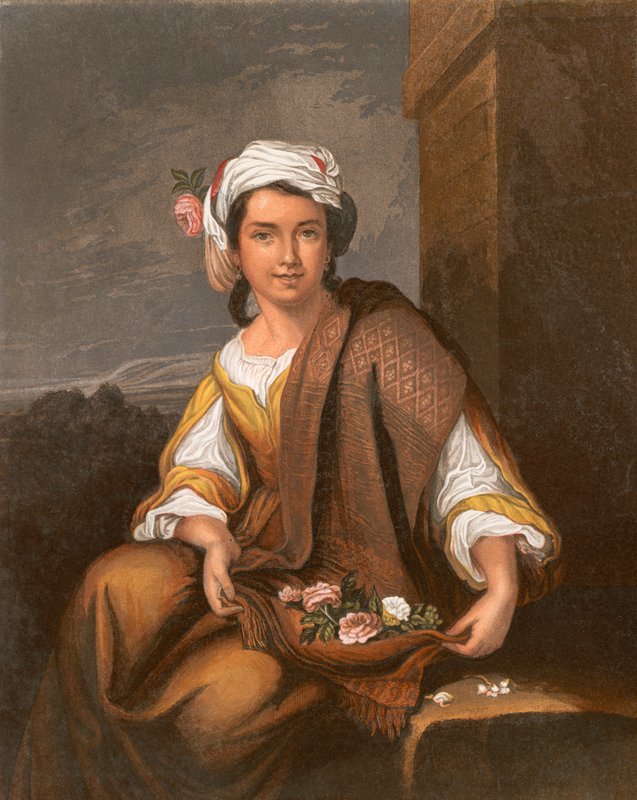 The Spanish Flower Girl by Bartolomé Esteban Murillo