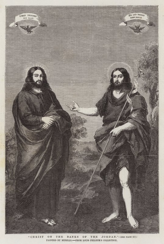 Christ on the Banks of the Jordan, from Louis Philippe