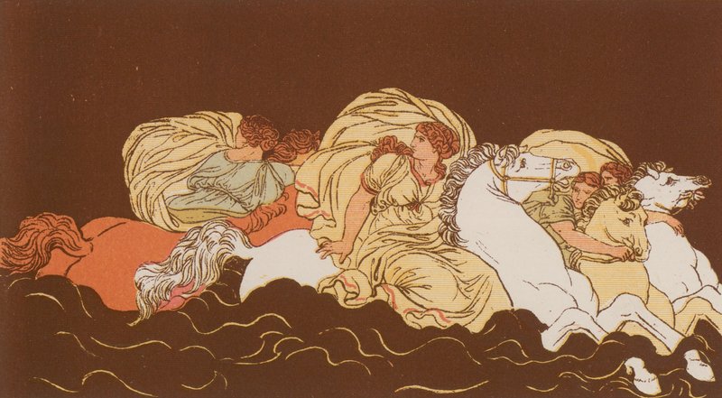 Cloelia and her companions by Bartolomeo Pinelli