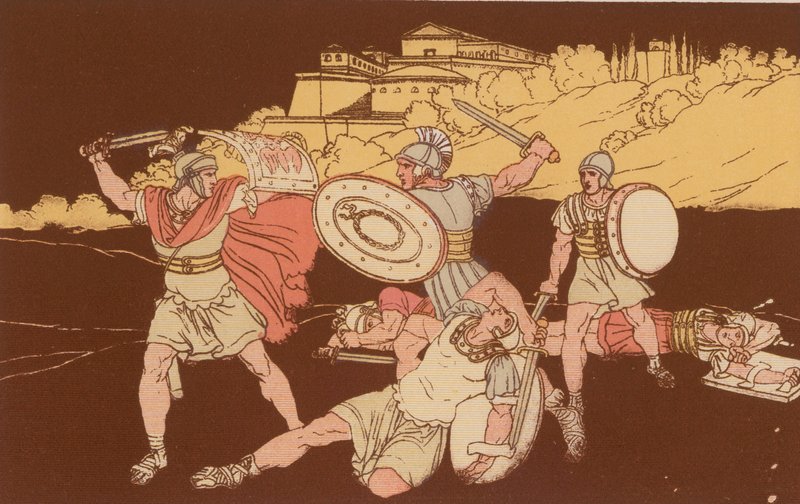 The Horatii and the Curiatii by Bartolomeo Pinelli