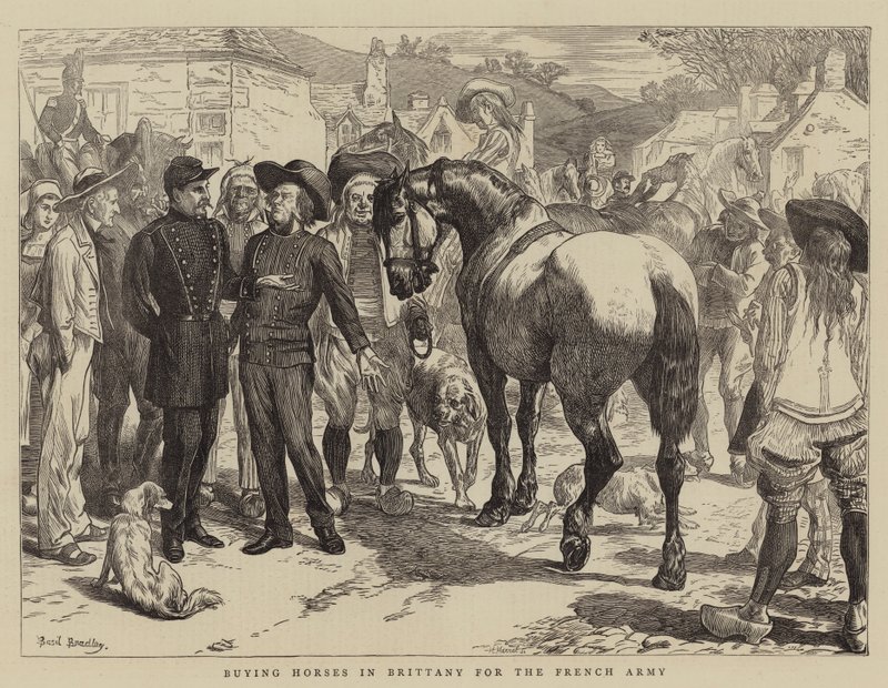 Buying Horses in Brittany for the French Army by Basil Bradley