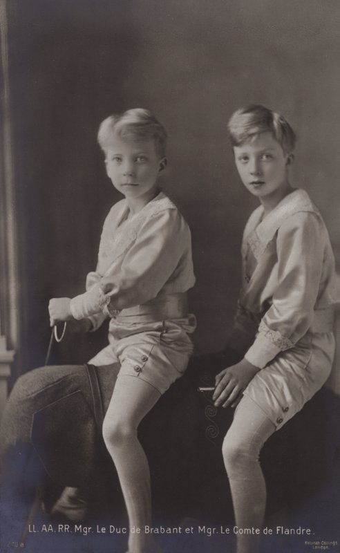 The Duke of Brabant, The Count of Flanders, on Toy Elephant by Belgian Photographer