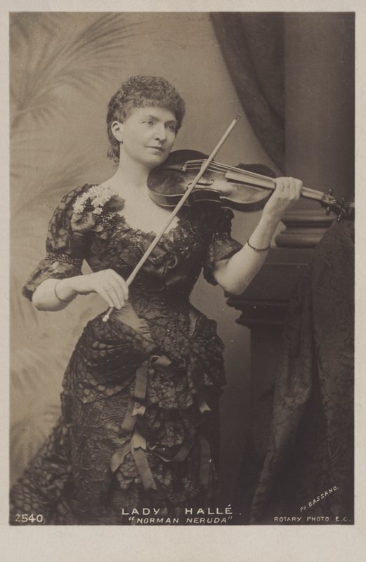 Wilma Neruda, Lady Halle by Belgian Photographer
