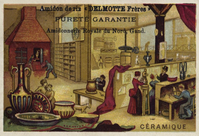 Ceramics manufacturing by Belgian School