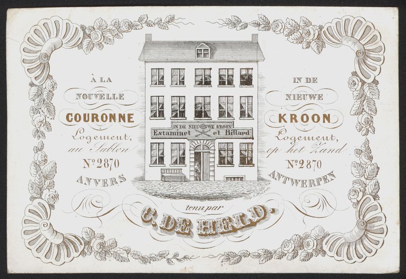 La Nouvelle Couronne, Antwerp by Belgian School