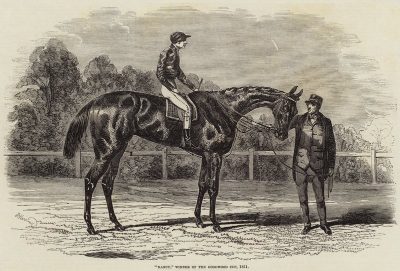 Nancy, Winner of the Goodwood Cup, 1851 by Benjamin Herring
