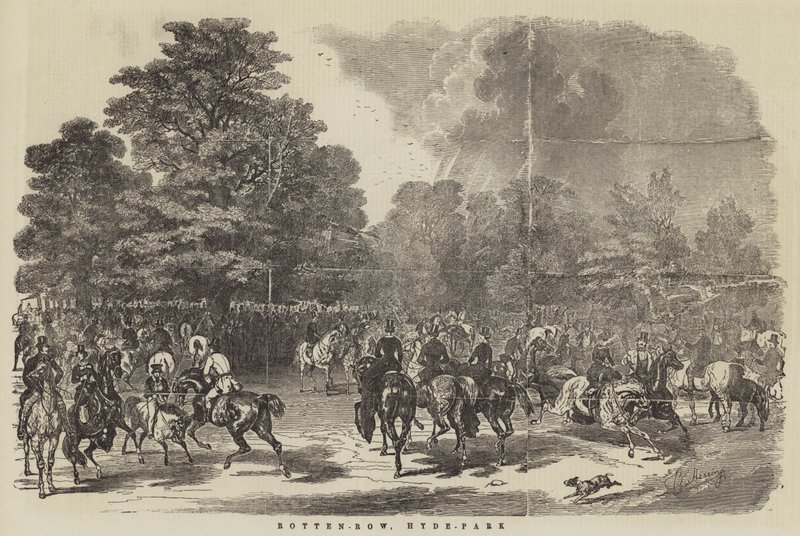Rotten-Row, Hyde-Park by Benjamin Herring