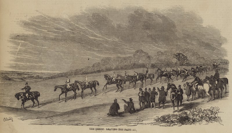 The Derby, Leaving the Paddock by Benjamin Herring