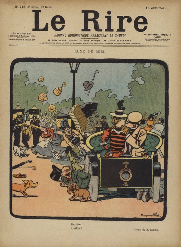 Illustration for Le Rire by Benjamin Rabier