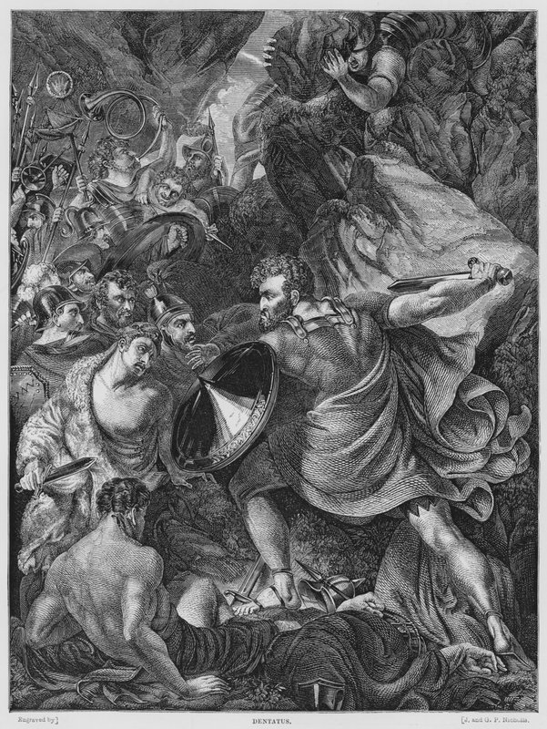 Dentatus by Benjamin Robert (after) Haydon