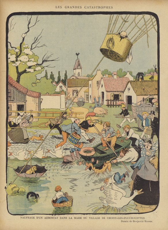 Illustration for Le Rire by Benjamin Rabier
