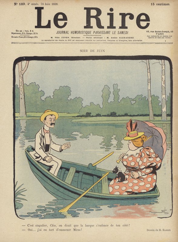 Illustration for Le Rire by Benjamin Rabier