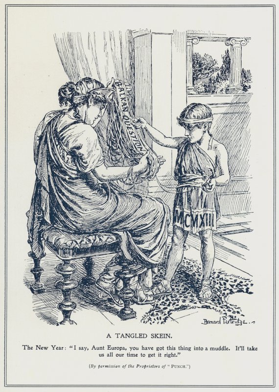 The Balkan Question, A Tangled Skein by Bernard (after) Partridge