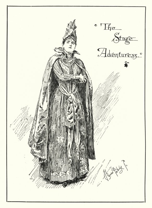 The Stage Adventuress by Bernard (after) Partridge