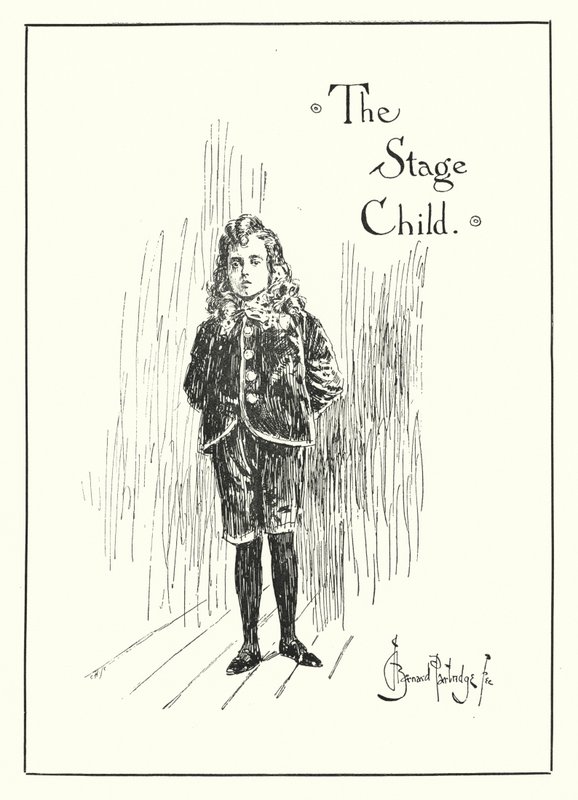 The Stage Child by Bernard (after) Partridge