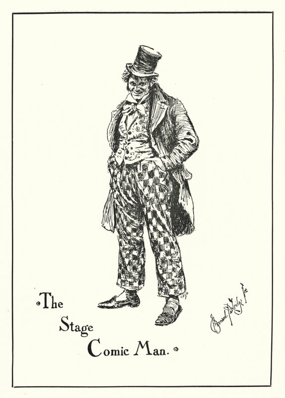The Stage Comic Man (engraving) by Bernard (after) Partridge
