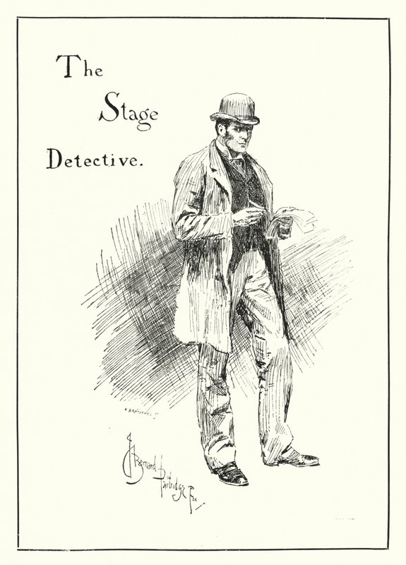 The Stage Detective by Bernard (after) Partridge