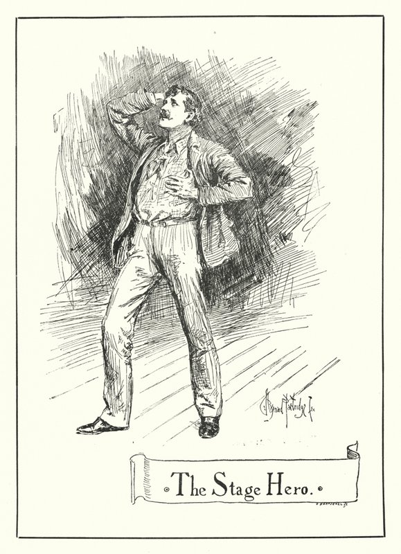 The Stage Hero by Bernard (after) Partridge