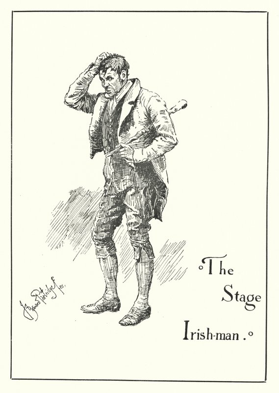 The Stage Irishman by Bernard (after) Partridge