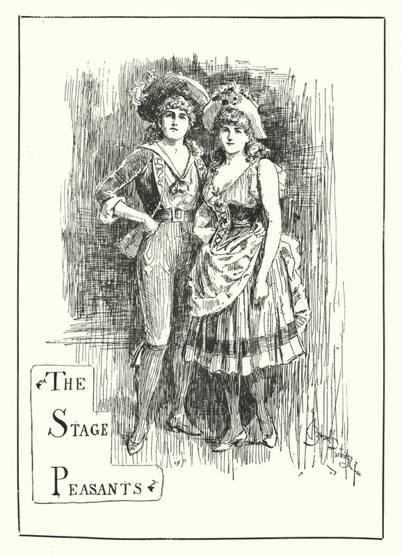 The Stage Peasants by Bernard (after) Partridge