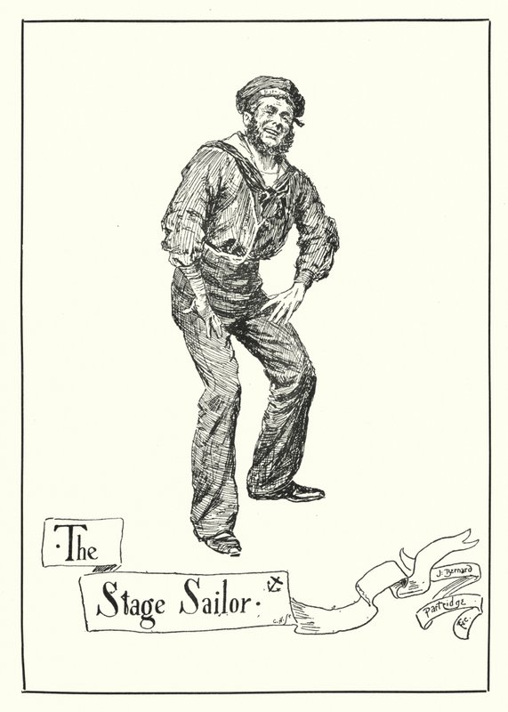 The Stage Sailor by Bernard (after) Partridge
